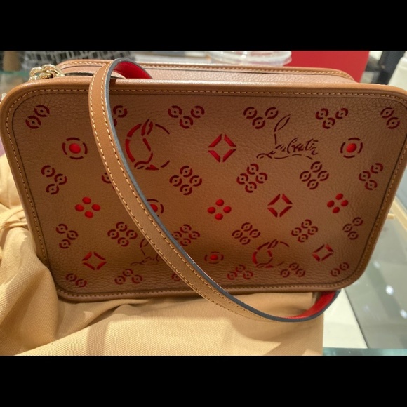 Christian Louboutin Handbags - Christian Louboutin RADIOLOUBI LEATHER SHOULDER BAG